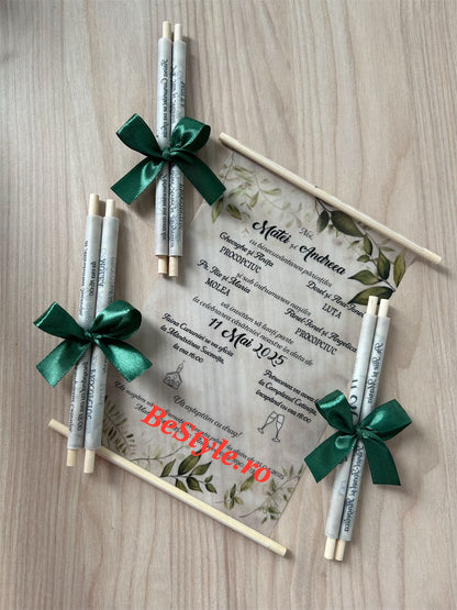 Invitatie nunta BSIN003 - model pergament