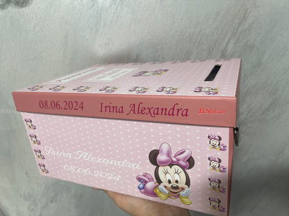 Cutie plicuri de bani botez Minnie Mouse 03