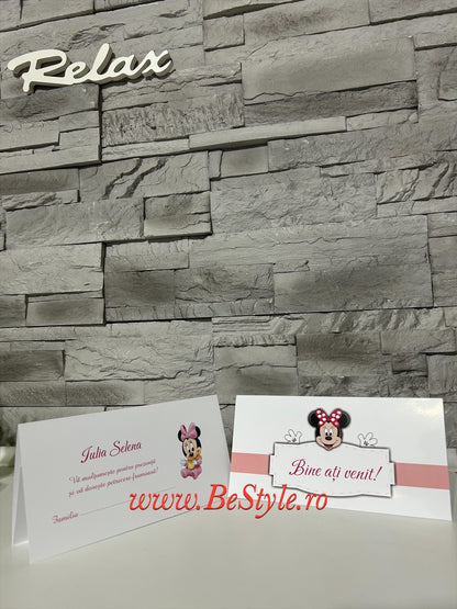 Plic de bani botez BSPB042 - Baby Minnie Mouse