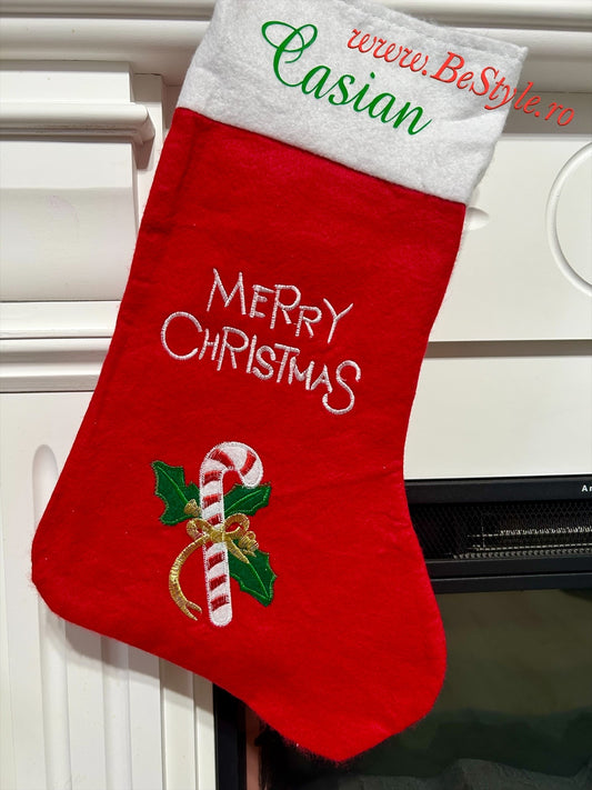 Cizma personalizata de Craciun - cadou de Mos Nicolae