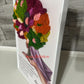 Tablou personalizat cu buchet din licheni A4