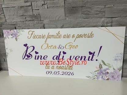 Pancarta Bine ati venit 04