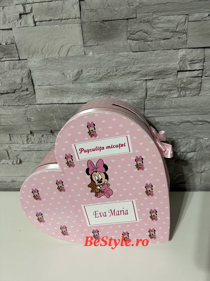 Cutie plicuri de bani botez - inima 01