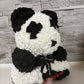 Ursulet Panda din trandafiri de spuma 01