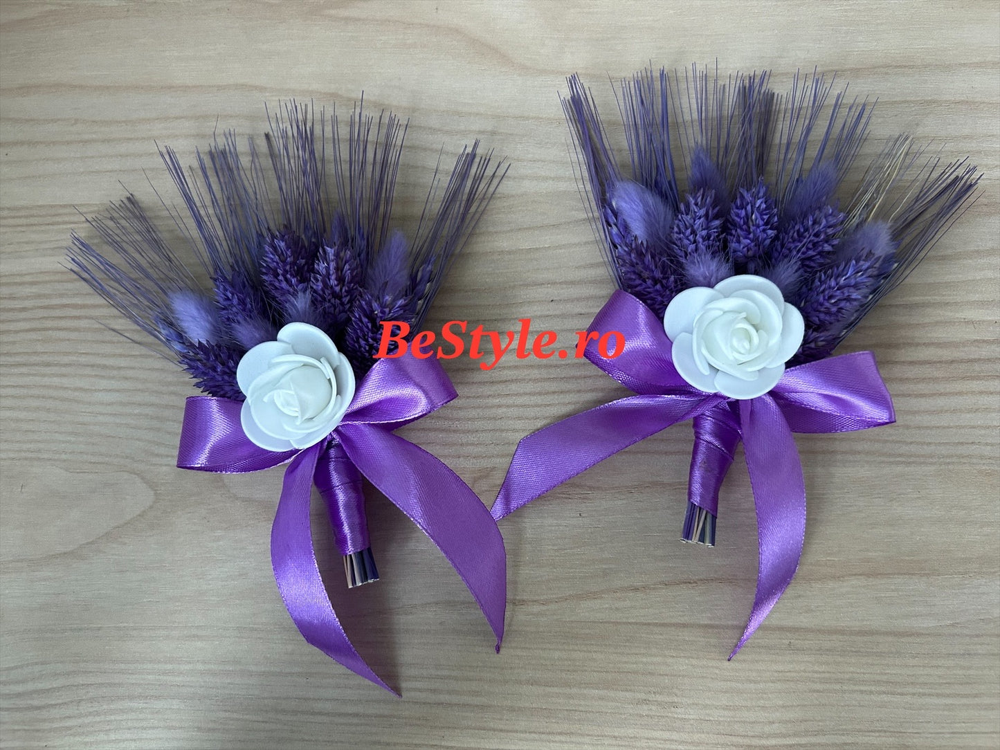 Floare de pus in piept mire, nas, brățară mireasă, nasa 01