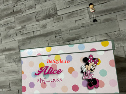 Cutie plicuri de bani botez Minnie Mouse 01