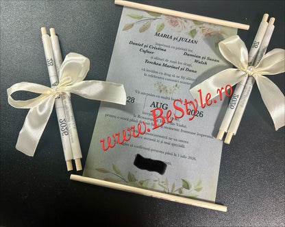 Invitatie nunta BSIN119 - cu perla