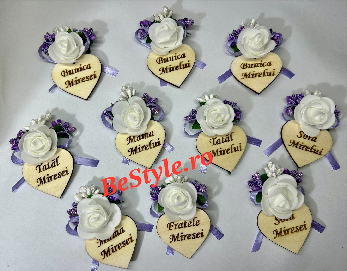 Floare de pus în piept personalizată familie 01