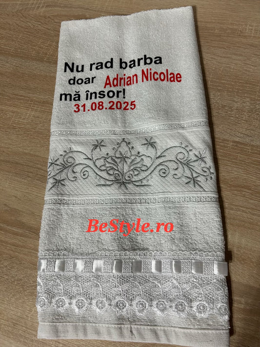 Prosop personalizat nunta pentru mire 01