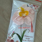 Brosa martisor cu orhidee
