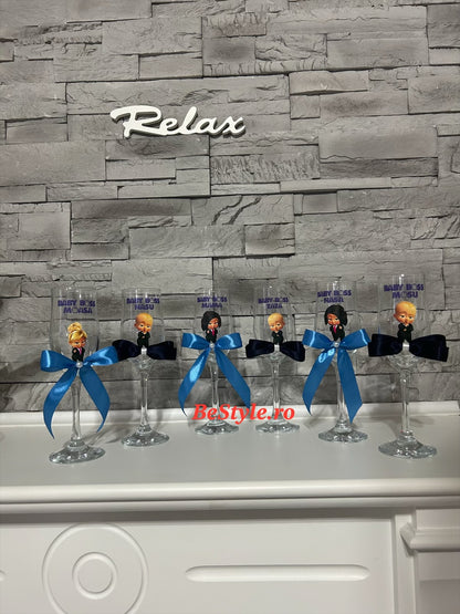Pahare personalizate botez baietel 02 Baby Boss