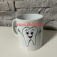 Cana personalizata alba - medic stomatolog