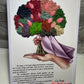 Tablou personalizat cu buchet din licheni A4