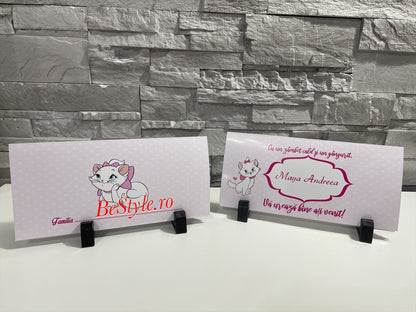 Plic de bani botez BSPB066 - Marie the cat