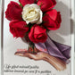 Tablou martisor pentru mama cu buchet din trandafiri de sapun