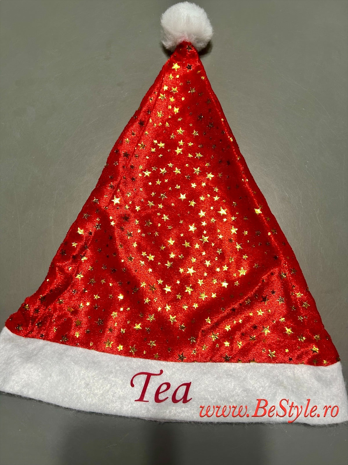 Caciulita de Mos Craciun - personalizată cu nume