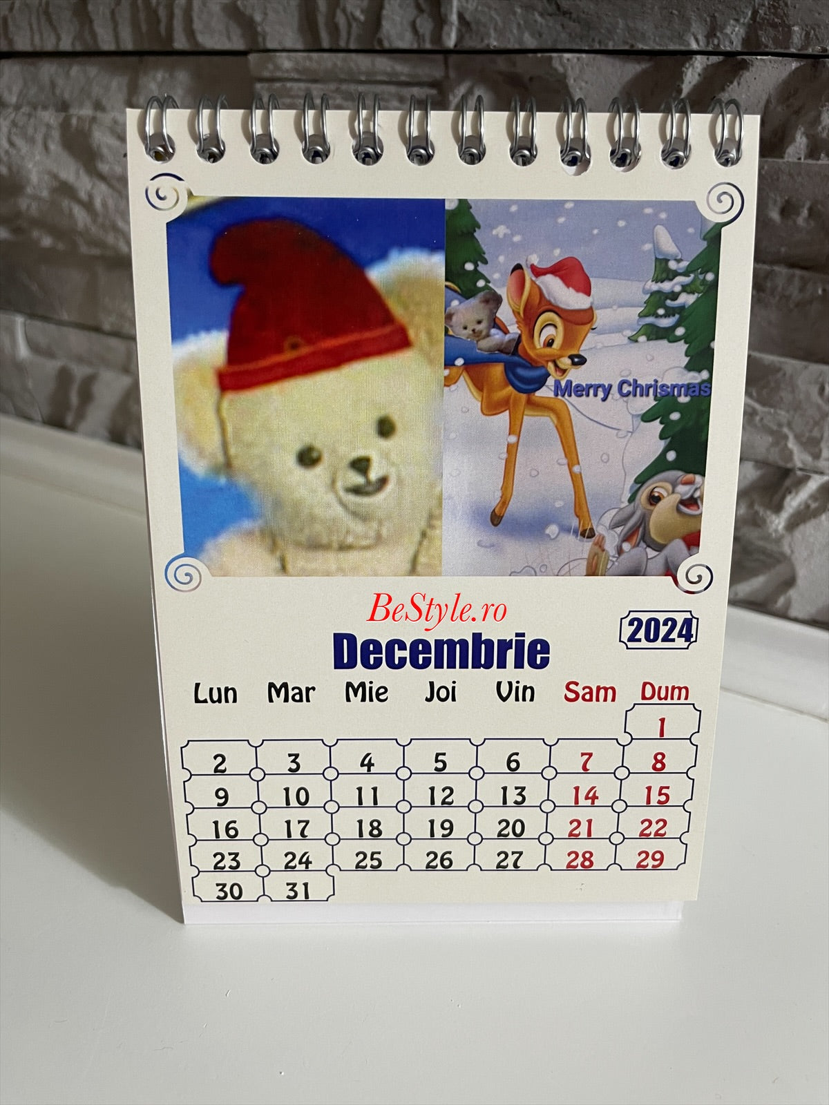 Calendar personalizat de birou 2025 CAL P20