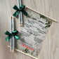 Invitatie nunta BSIN003 - model pergament