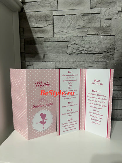 Meniu botez BSMB012 - Mica balerina