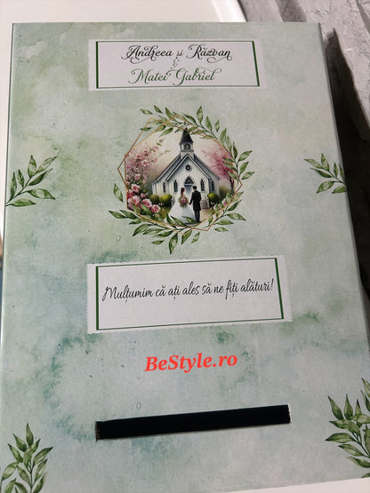 Cutie plicuri bani nunta si botez - 2 in 1
