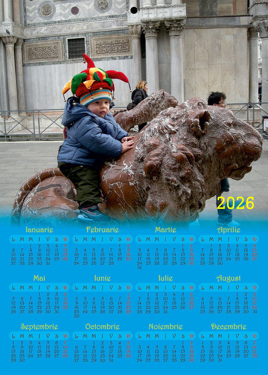 Calendar personalizat de perete 2026 CAL P02