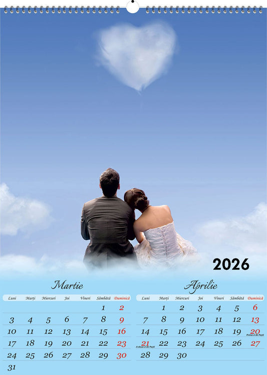 Calendar personalizat de perete 2026 CAL P04