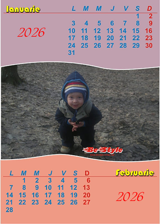 Calendar personalizat de perete 2026 CAL P05