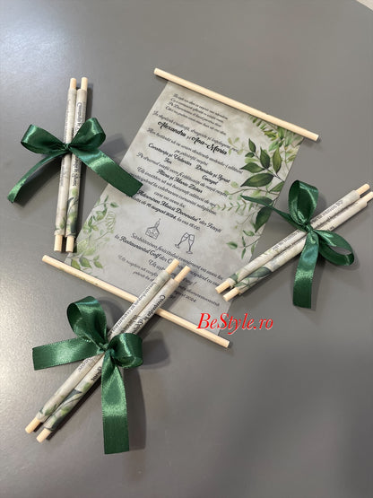 Invitatie nunta BSIN003 - model pergament
