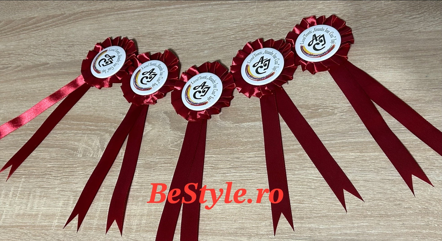 Cocarda personalizata - Reuniune după 30 ani de la liceu