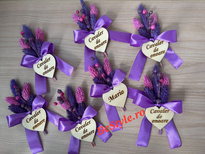 Floare de pus in piept personalizata 06