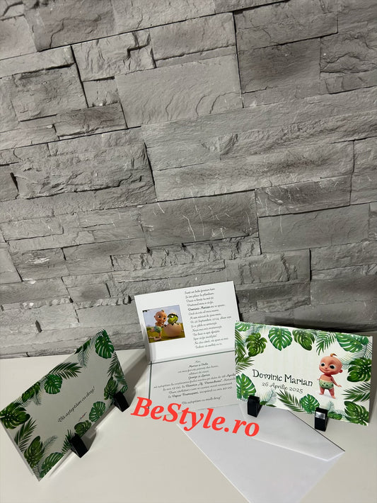 Invitatie botez BSIB017 - Zigaloo Baby