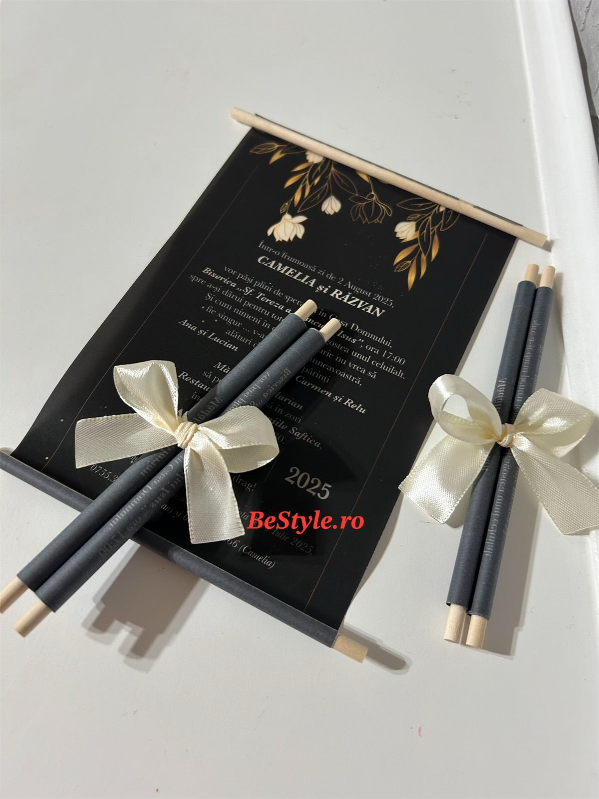 Invitatie nunta BSIN116 - model pergament