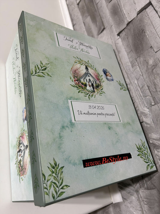 Cutie plicuri bani nunta si botez - 2 in 1