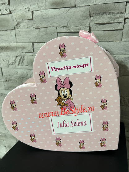 Cutie plicuri de bani botez - inima 01