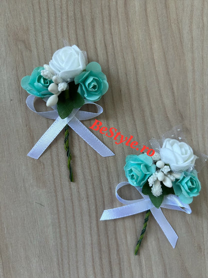Floare de pus in piept invitati nunta 08