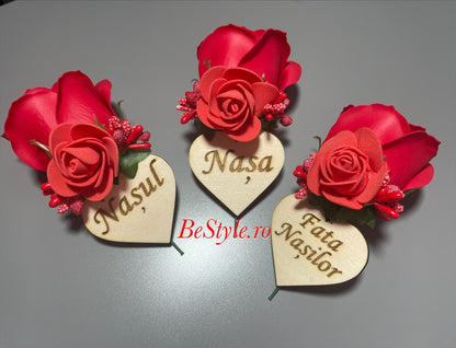 Floare de pus in piept personalizata 04