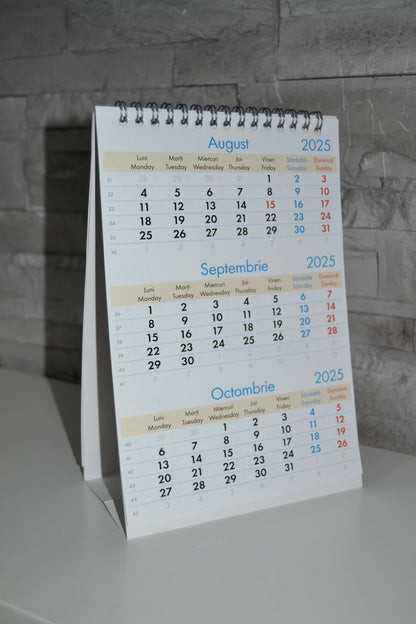 Calendar general triptic 2027 de birou CAL G06