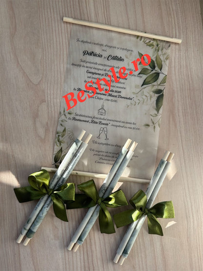Invitatie nunta BSIN003 - model pergament