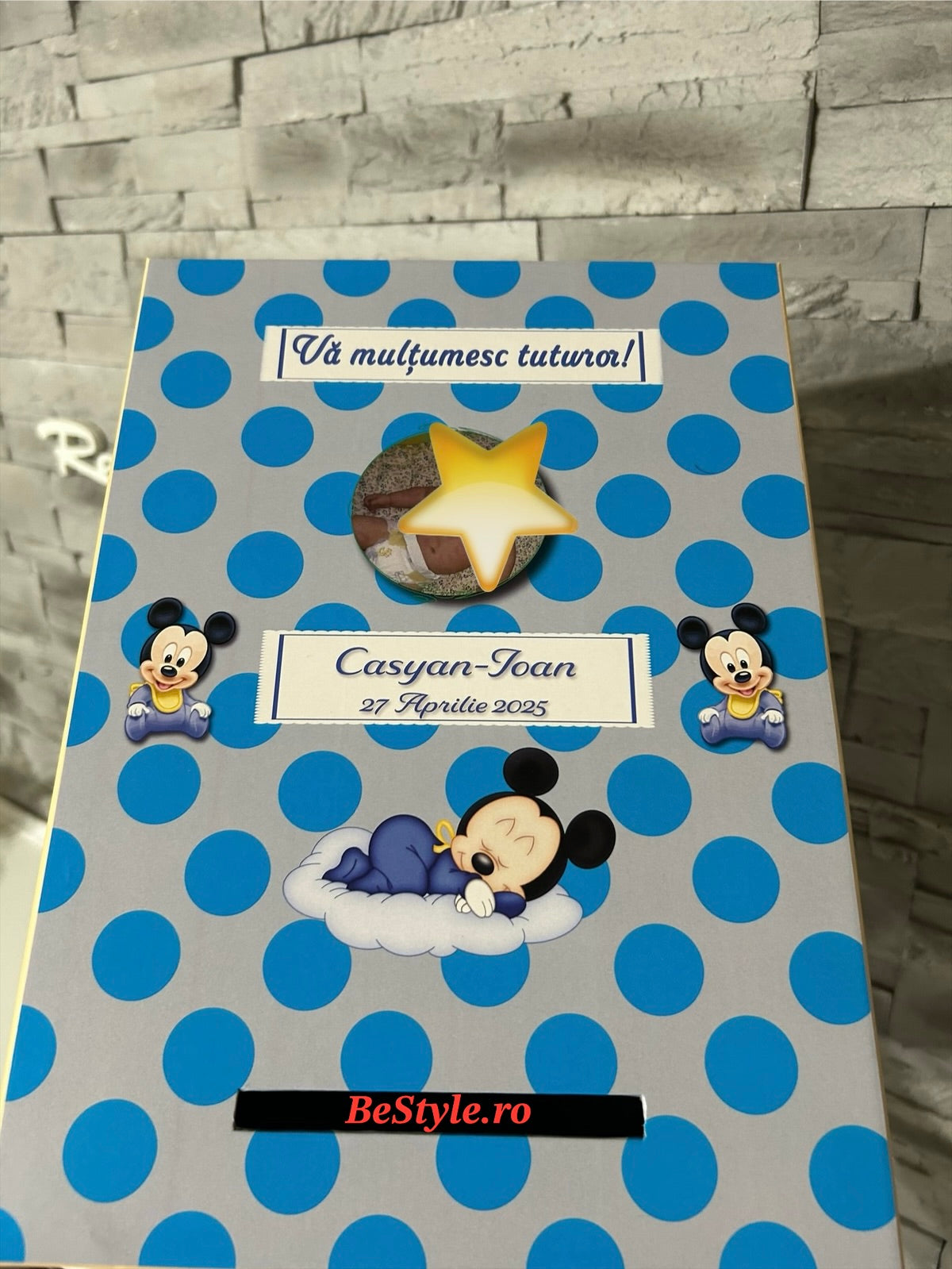 Cutie plicuri de bani botez Mickey Mouse 02