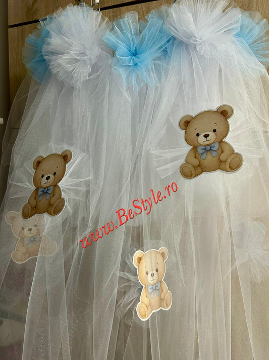 Fusta cristelnita botez cu ursulet