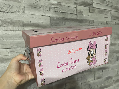 Cutie plicuri de bani botez Minnie Mouse 02