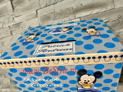 Cutie plicuri de bani botez Mickey Mouse 02