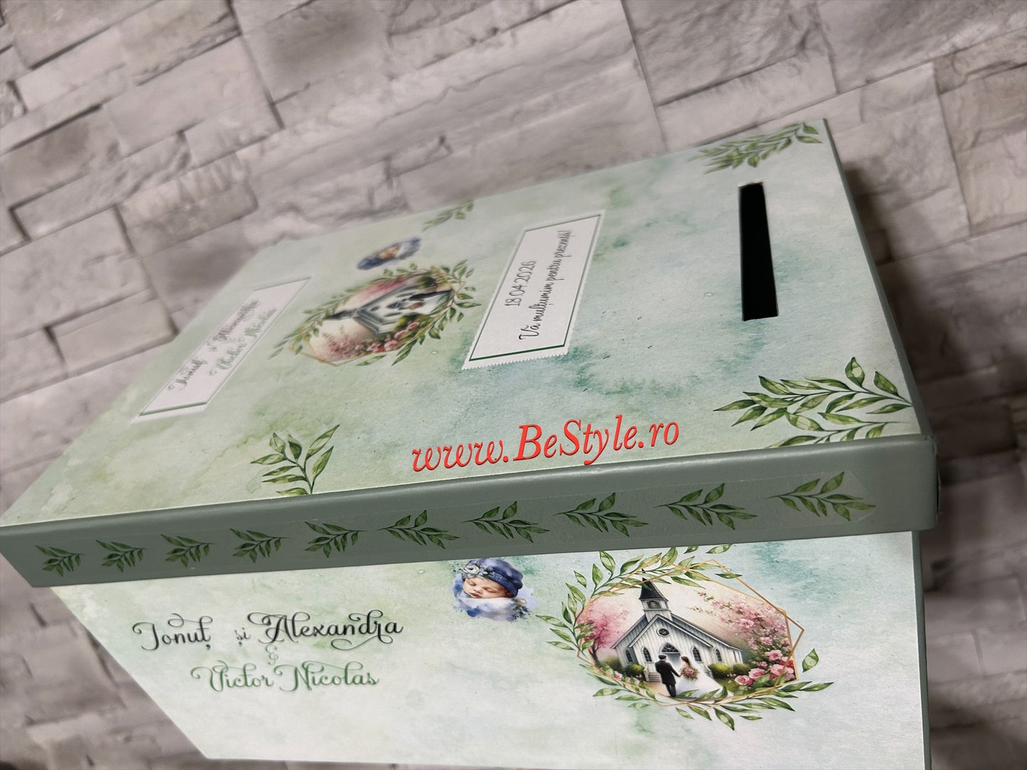 Cutie plicuri bani nunta si botez - 2 in 1