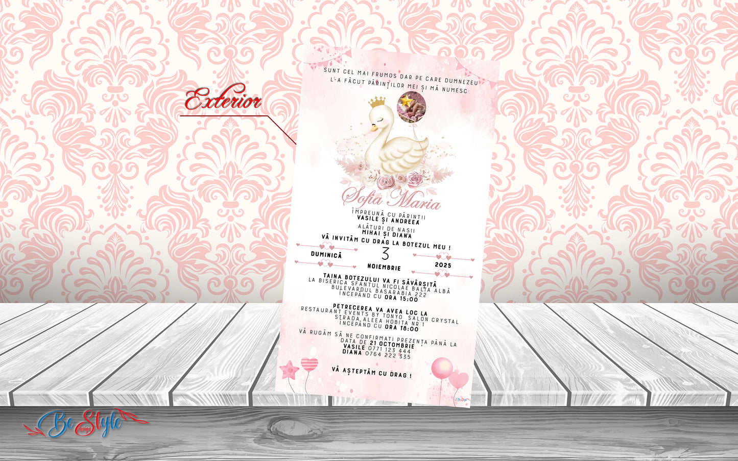 Invitatie botez BSIB047