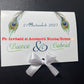 Invitatie nunta BSIN064 cu fundita