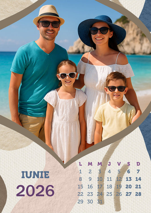 Calendar personalizat de perete 2026 CAL P64