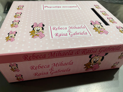 Cutie plicuri de bani botez Minnie Mouse 02