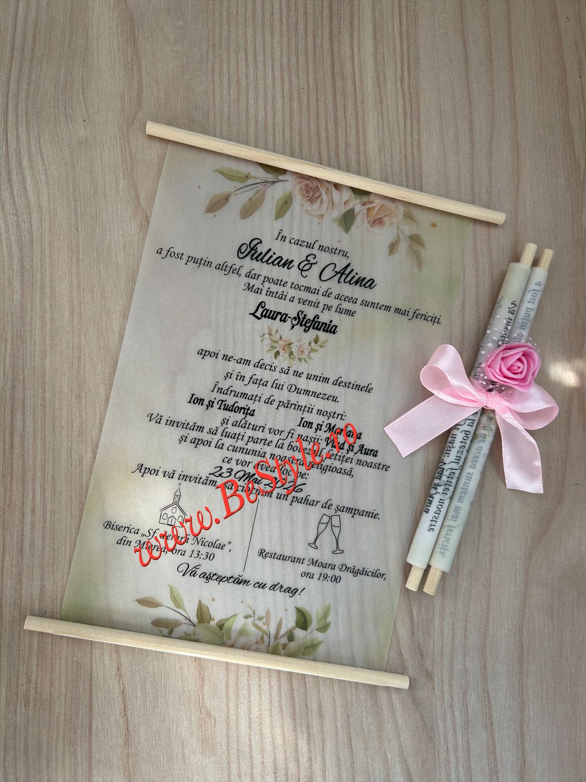 Invitatie 2 in 1 BSIN119