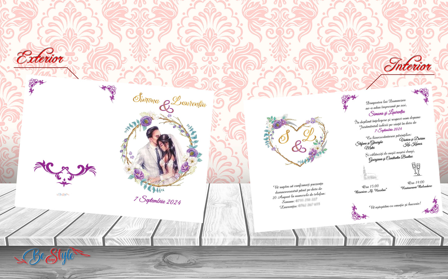 Invitatie nunta BSIN124