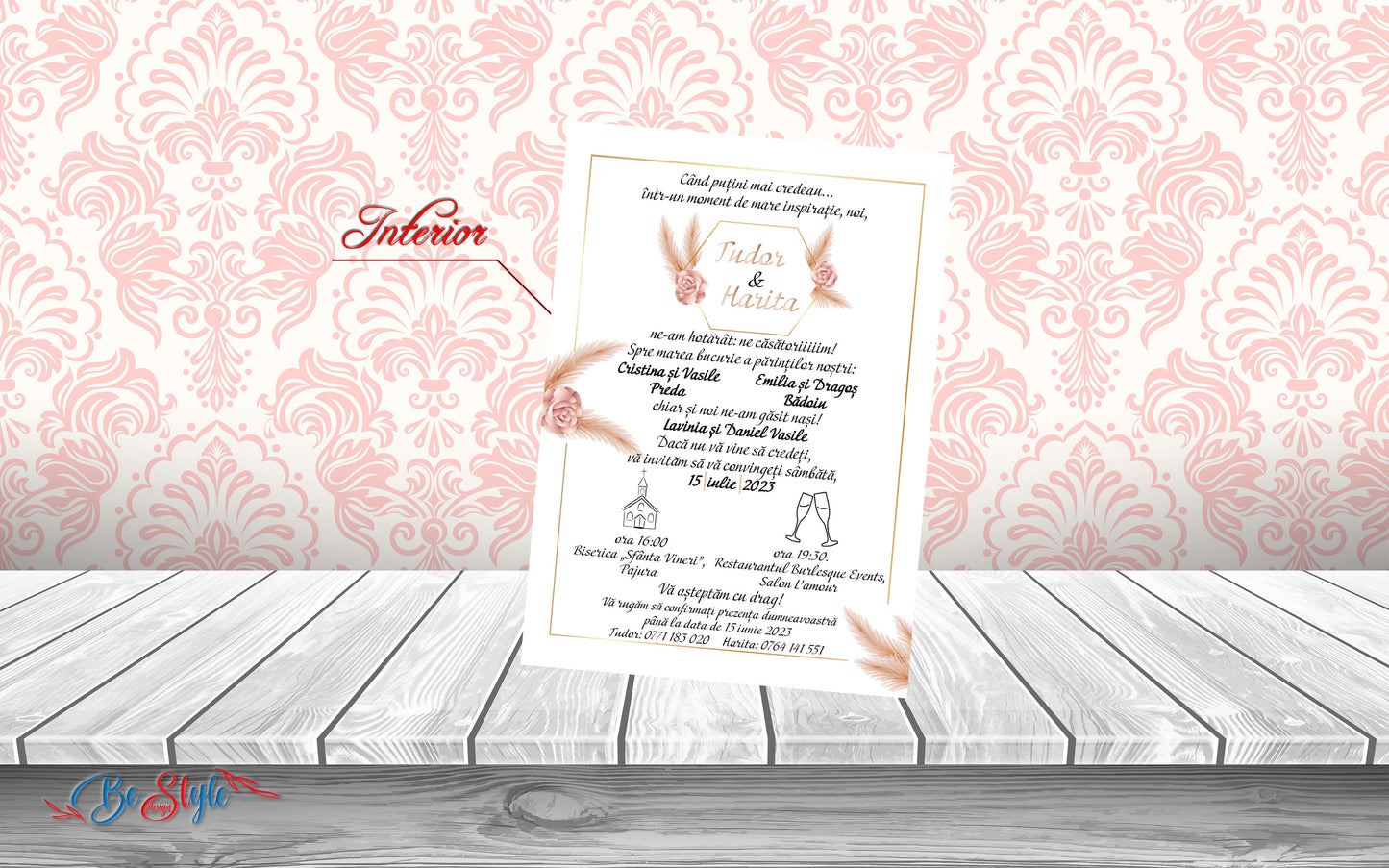 Invitatie nunta BSIN095